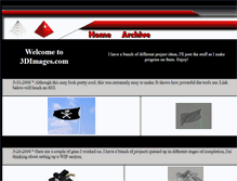 Tablet Screenshot of 3dimages.com